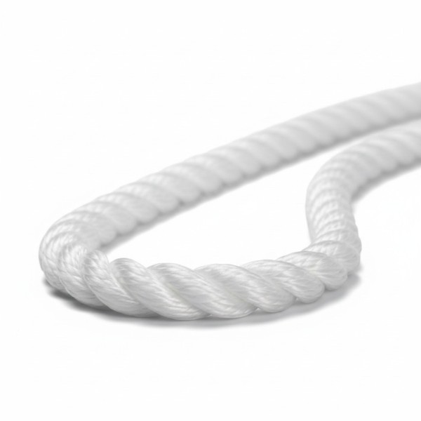 CABO White Twisted Polypropylene Rope, 3-Strand, 8–40 mm Ropes