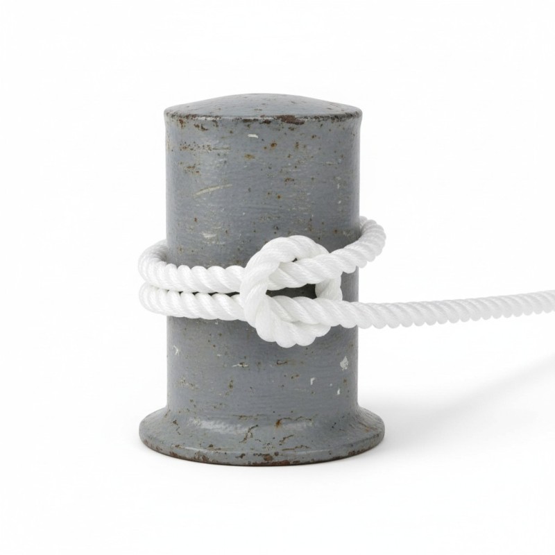 CABO White Twisted Polypropylene Rope, 3-Strand, 8–40 mm Ropes