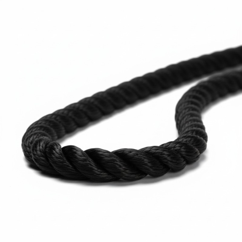 CABO Black Twisted Polypropylene Rope, 3-Strand, 8–28 mm Ropes