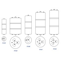 OCEAN Infl. Fender MAGNUS, Black, 90x210cm Inflatable fenders