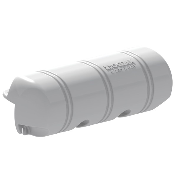 OCEAN Dock Fender, Foam filled, 220x640, 3/4 White Fenders