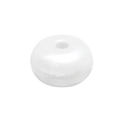 Surface Float w/Hole, Round, D75mm, White Floats