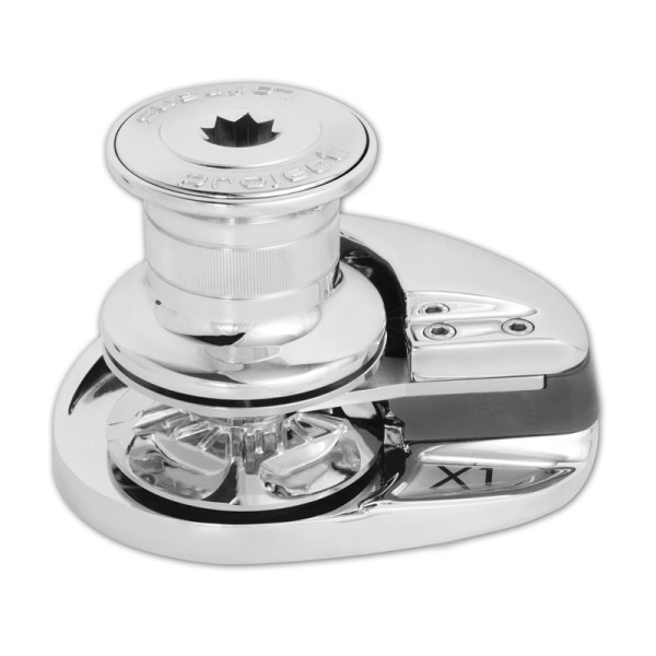 X1 - Vertical Windlass, Chrome Plated, 12V, 500-800W, With Drum X1 & SX1 Vertical windlasses 500–800 W
