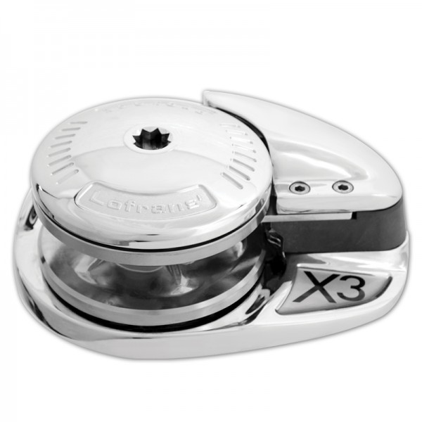 X3 - Vertical Windlass 12-24V, 1500-1700W, Chrome, Low profile X3 & SX3 Vertical Windlasses 1500 - 1700W