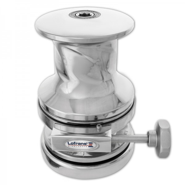 SX3.5 - Vertical Windlass 12-24V, 1700-2300W, Chrome, drum SX3.5 Vertical Windlasses 1700-2300W