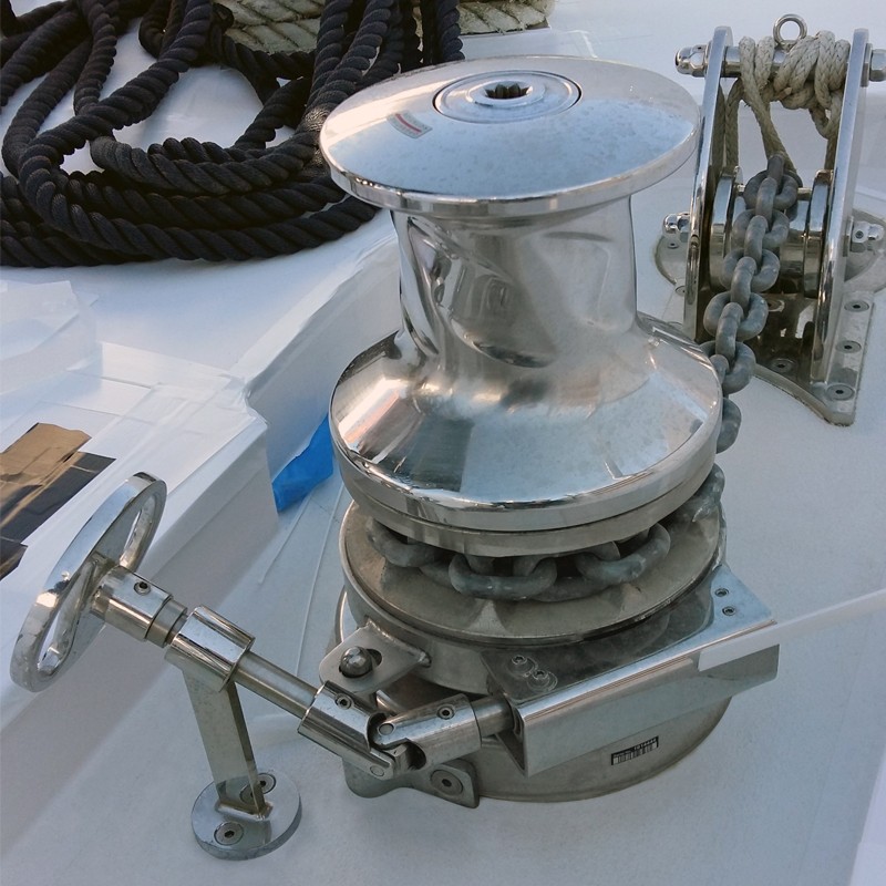 SX7 - Vertical Windlass Inox, 400V, 4000W, drum CW / CCW SX7 Vertical Windlass 3500-4000W / HYD