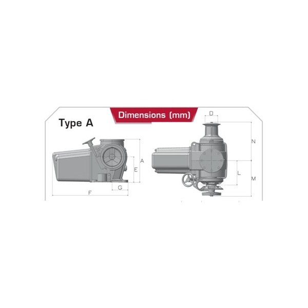 Lofrans vitlo Ercole Alu TA 24v 3,5kW 14mm, Type A Horizontalna vitla