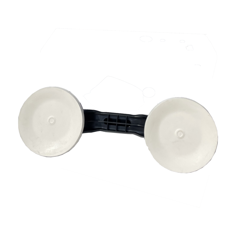 Ručka dvostruka vakuumska, crna Drške i nastavci