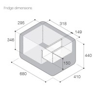 Portable frigo-freezer Vitrifrigo Portable Electric Refrigerators